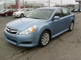Sky Blue Metallic Subaru Legacy in 2011