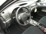 2011 Subaru Impreza 2.5i Sedan Carbon Black Interior