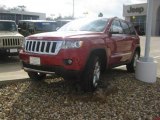 2011 Inferno Red Crystal Pearl Jeep Grand Cherokee Overland 4x4 #46776816