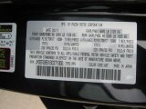 2011 CX-7 Color Code for Brilliant Black - Color Code: A3F