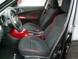 2011 Nissan Juke SV AWD Black/Red w/Red Trim Interior