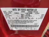 2007 Ford Escape Limited Info Tag