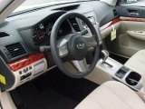 2011 Subaru Outback 2.5i Limited Wagon Warm Ivory Interior