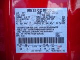 2011 F150 Color Code for Race Red - Color Code: PQ