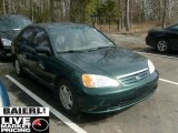 2001 Clover Green Honda Civic LX Sedan #46869235