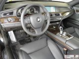 2011 BMW 7 Series 750i Sedan Black Interior