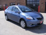 2010 Pacific Blue Metallic Toyota Yaris Sedan #46869310