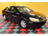 2003 Nighthawk Black Pearl Honda Accord EX V6 Sedan #46869970