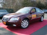 2009 Dark Cherry Red Hyundai Sonata Limited V6 #46869579