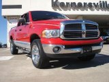 Flame Red Dodge Ram 1500 in 2005