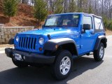 2011 Cosmos Blue Jeep Wrangler Sport 4x4 #46870076