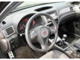 2008 Subaru Impreza WRX STi Carbon Black/Graphite Gray Alcantara Interior