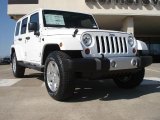 2011 Bright White Jeep Wrangler Unlimited Sahara 4x4 #46936898