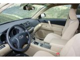 2011 Toyota Highlander V6 4WD Sand Beige Interior