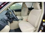 2011 Toyota Highlander V6 4WD Sand Beige Interior