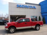 2004 Bright Red Ford F150 XLT SuperCab 4x4 #46966691