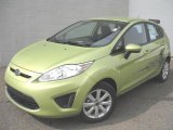 2011 Lime Squeeze Metallic Ford Fiesta SE Hatchback #46966625