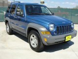 2005 Atlantic Blue Pearlcoat Jeep Liberty Sport #46966844