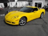2009 Velocity Yellow Chevrolet Corvette Coupe #46966633