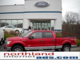2011 Red Candy Metallic Ford F150 XLT SuperCrew 4x4 #46966655