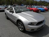 2010 Brilliant Silver Metallic Ford Mustang V6 Premium Convertible #46966872