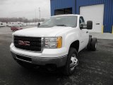 2011 GMC Sierra 3500HD Work Truck Regular Cab Chassis Front 3/4 View
