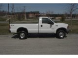 2001 Oxford White Ford F250 Super Duty XL Regular Cab 4x4 #46967089