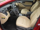 2011 Hyundai Elantra GLS Beige Interior