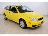 2007 Screaming Yellow Ford Focus ZX3 SE Coupe #47005858