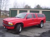 2003 Flame Red Dodge Dakota Sport Club Cab 4x4 #47005322