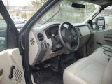 2008 Ford F350 Super Duty XL Regular Cab 4x4 Plow Truck Medium Stone Interior