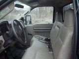 2008 Ford F350 Super Duty XL Regular Cab 4x4 Plow Truck Medium Stone Interior