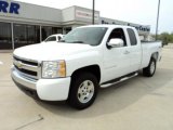 2008 Summit White Chevrolet Silverado 1500 LT Extended Cab 4x4 #47005689