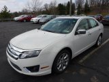 2011 Ford Fusion White Suede