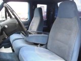 1995 Ford F250 XLT Extended Cab 4x4 Blue Interior
