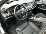 2010 BMW 5 Series 550i Gran Turismo Black Interior