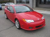 2005 Chili Pepper Red Saturn ION Red Line Quad Coupe #47005643