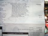2008 Lexus LS 600h L Hybrid Window Sticker