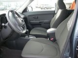 2010 Kia Soul Denim Special Edition Black Soul Logo Cloth Interior