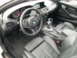 2010 BMW 6 Series 650i Coupe Black Interior