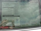 2011 Toyota Camry SE Window Sticker