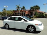 2007 Taffeta White Honda Civic LX Sedan #47057430