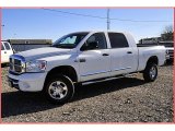 2007 Bright White Dodge Ram 2500 Laramie Mega Cab 4x4 #47057654