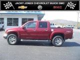 2011 Merlot Jewel Red Metallic GMC Canyon SLE Crew Cab 4x4 #47057868