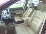 2008 Honda Accord EX-L V6 Sedan Ivory Interior