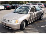 2001 Titanium Metallic Honda Civic EX Sedan #47112744