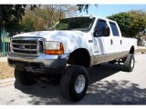 2000 Oxford White Ford F350 Super Duty Lariat Crew Cab 4x4 #47112903