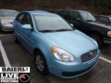 2009 Ice Blue Hyundai Accent GLS 4 Door #47112622