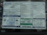 2011 Hyundai Accent GLS 4 Door Window Sticker
