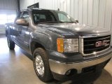 2008 Stealth Gray Metallic GMC Sierra 1500 SLE Extended Cab 4x4 #47113128